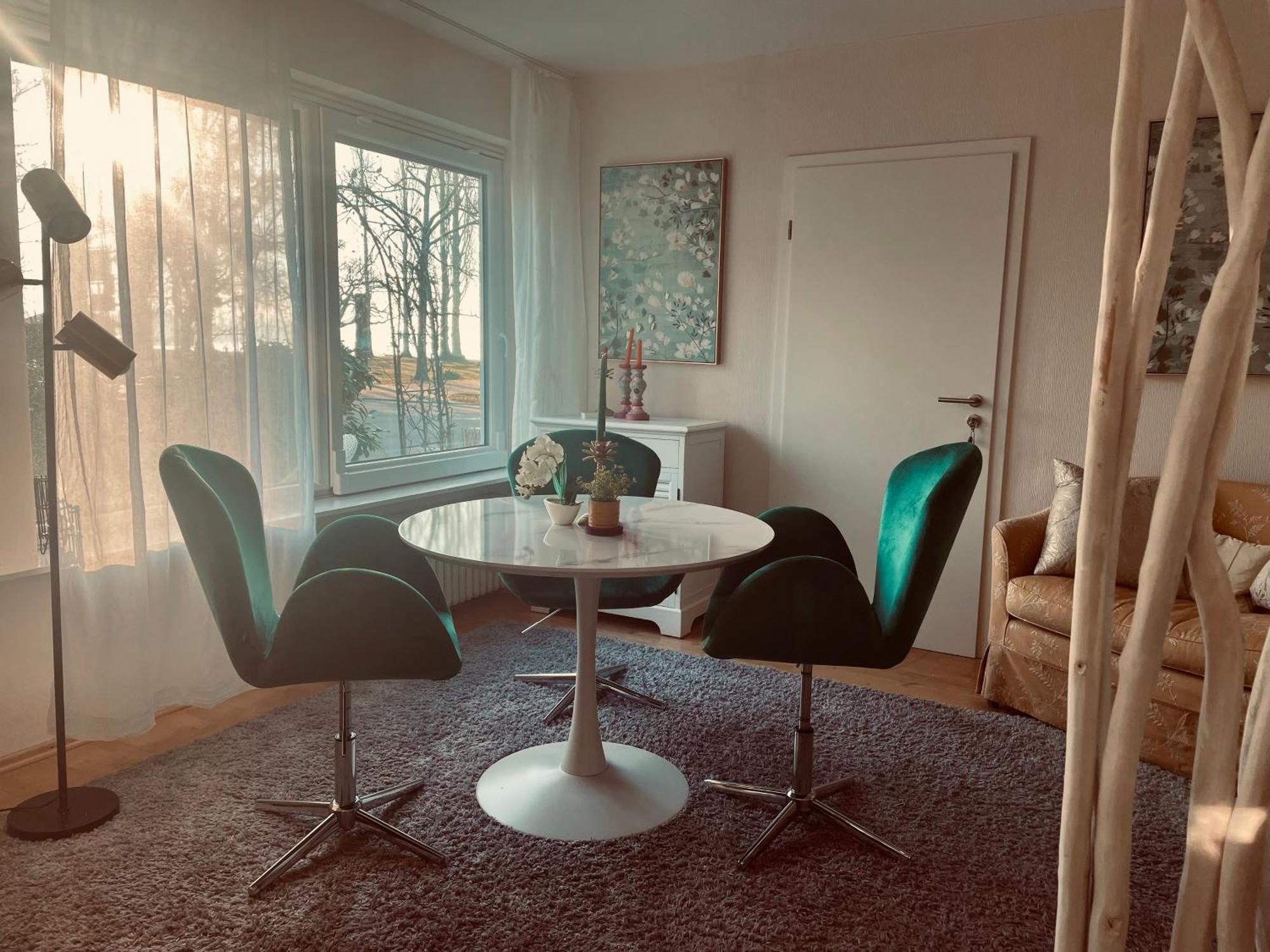 Ferienwohnung Louise 50 M Zum See 크레스브론암보덴지 외부 사진